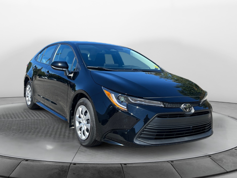 Black 2025 Toyota Corolla Sedan Front-Wheel Drive Automatic