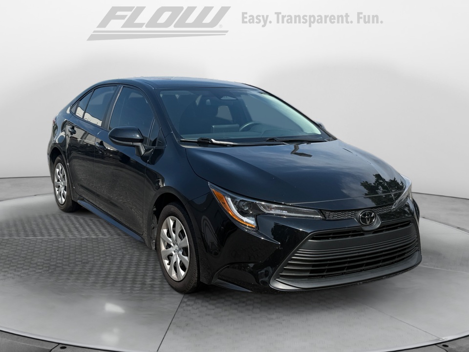 Black 2024 Toyota Corolla Sedan Front-Wheel Drive Automatic