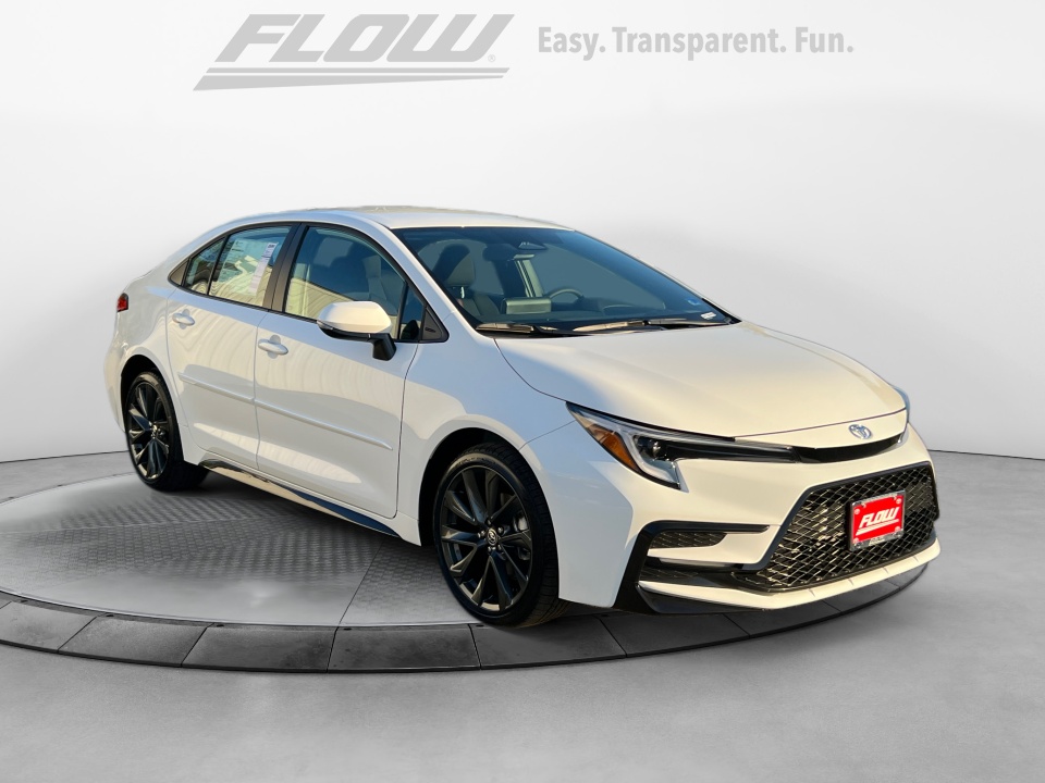 White 2026 Toyota Corolla SE FWD Sedan Front-Wheel Drive Automatic