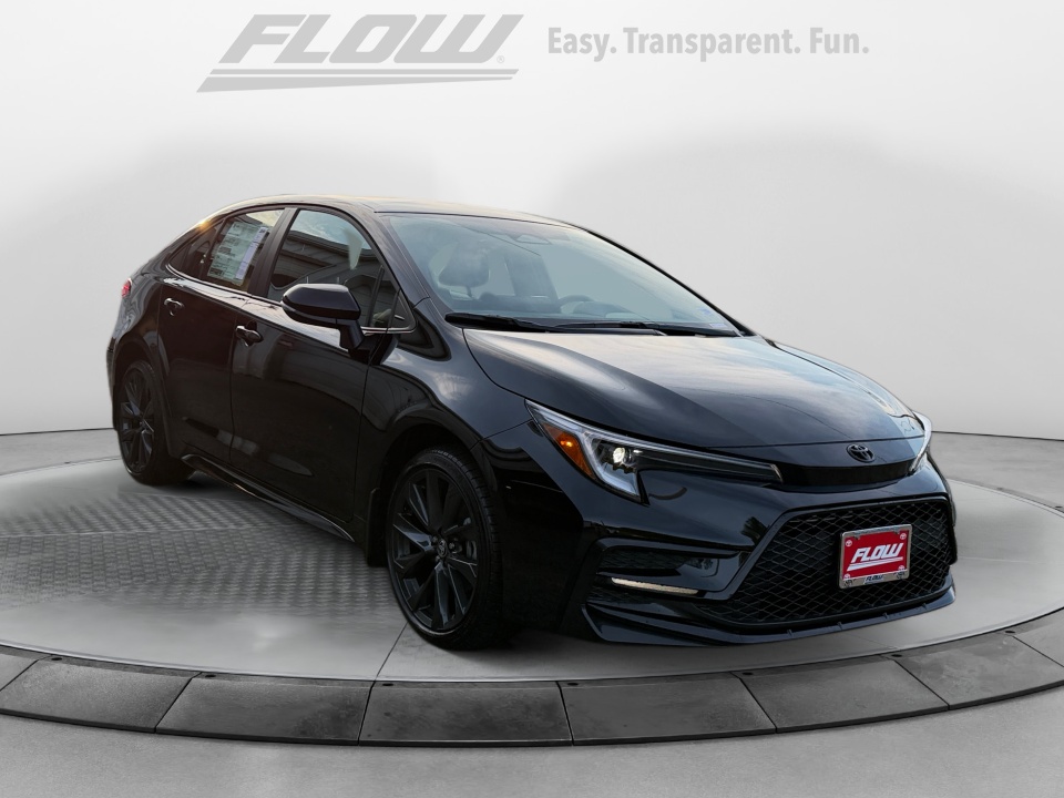 Black 2026 Toyota Corolla SE FWD Sedan Front-Wheel Drive Automatic