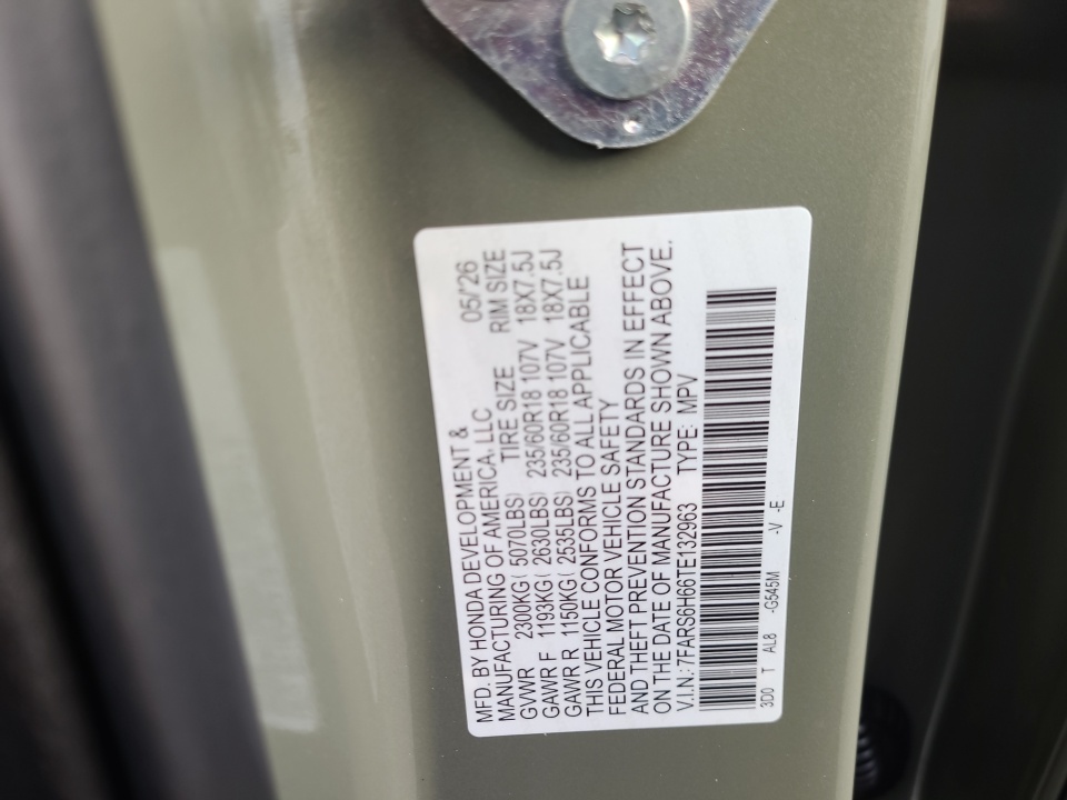 7FARS6H66TE132963 2026 Honda CR-V Hybrid TrailSport