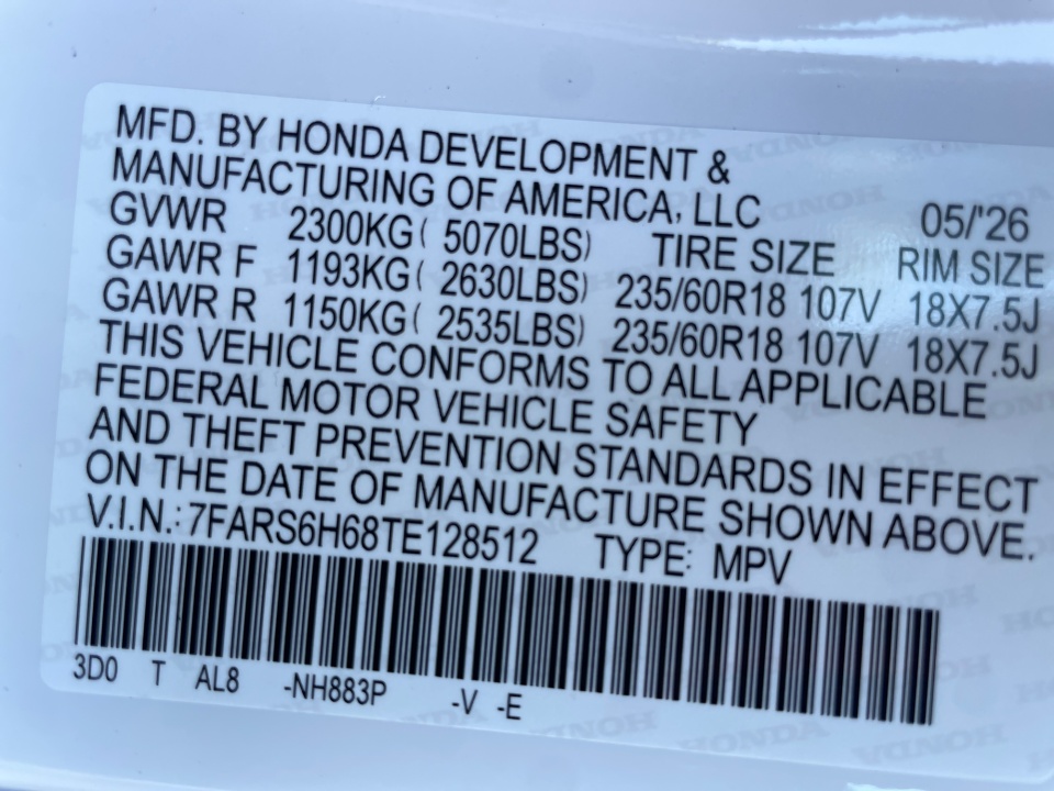 7FARS6H68TE128512 2026 Honda CR-V Hybrid AWD TrailSport