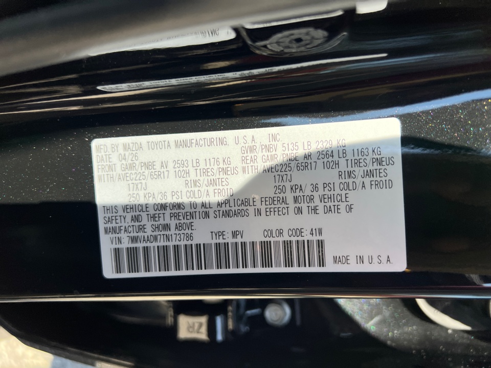 7MMVAADW7TN173786 2026 Mazda CX-50 Hybrid Premium
