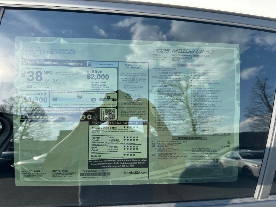 7MMVAAEW4TN164283 2026 Mazda CX-50 Hybrid Premium Plus