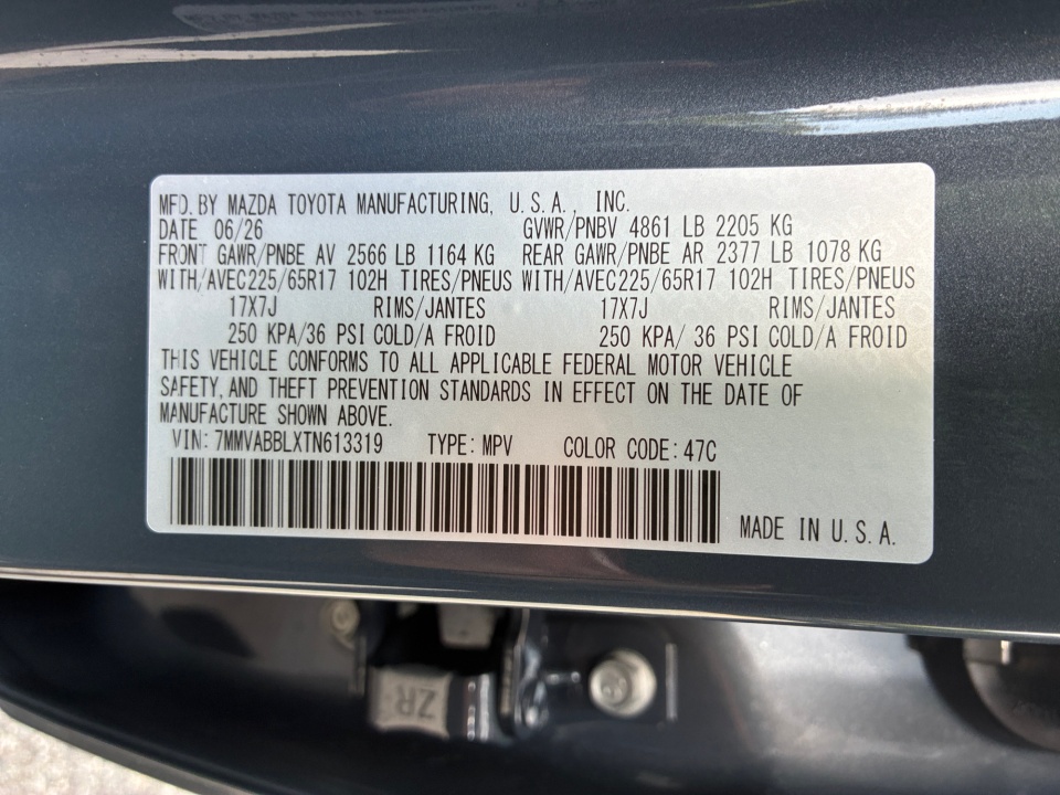 7MMVABBLXTN613319 2026 Mazda CX-50 2.5 S Preferred