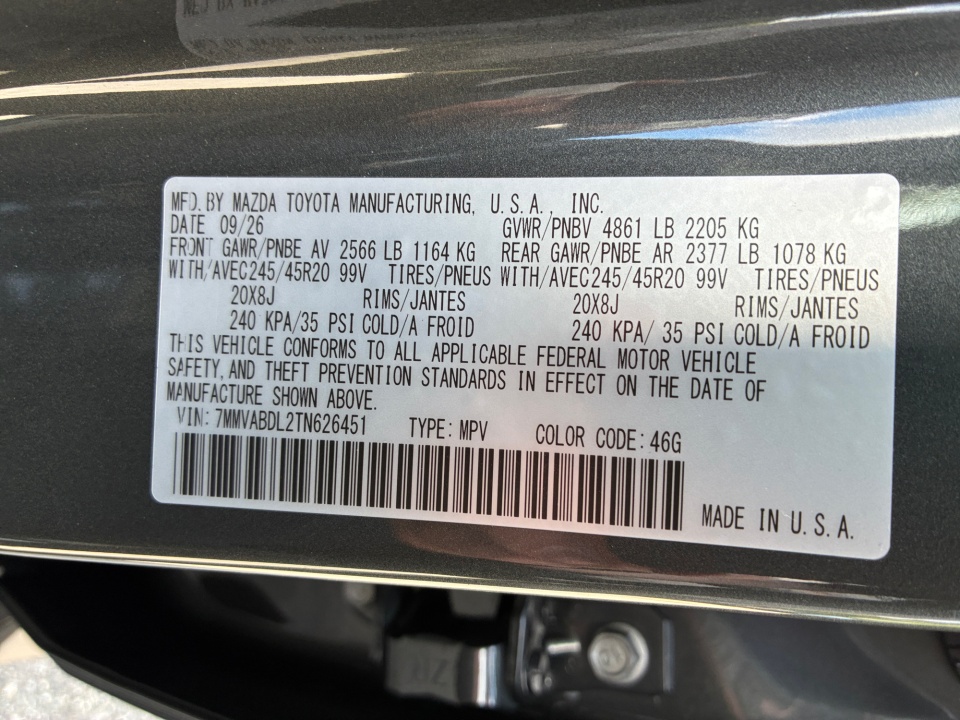7MMVABDL2TN626451 2026 Mazda CX-50 2.5 S Premium