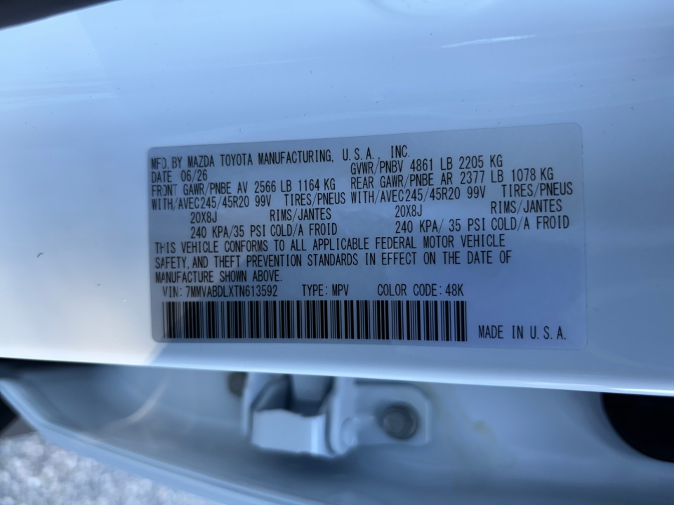 7MMVABDLXTN613592 2026 Mazda CX-50 2.5 S Premium