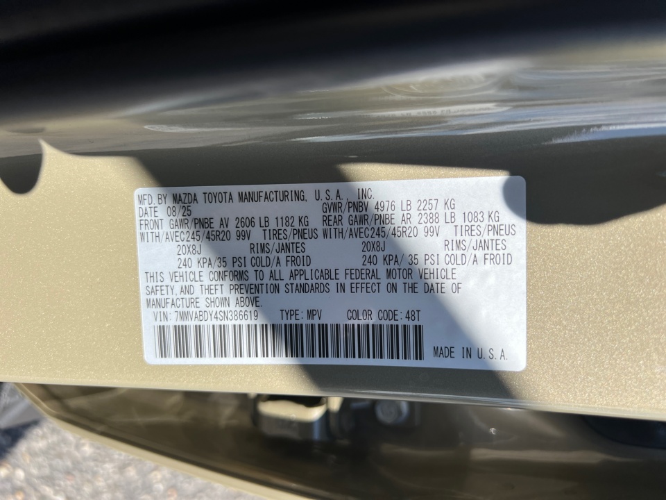 7MMVABDY4SN386619 2025 Mazda CX-50 2.5 Turbo Premium Package