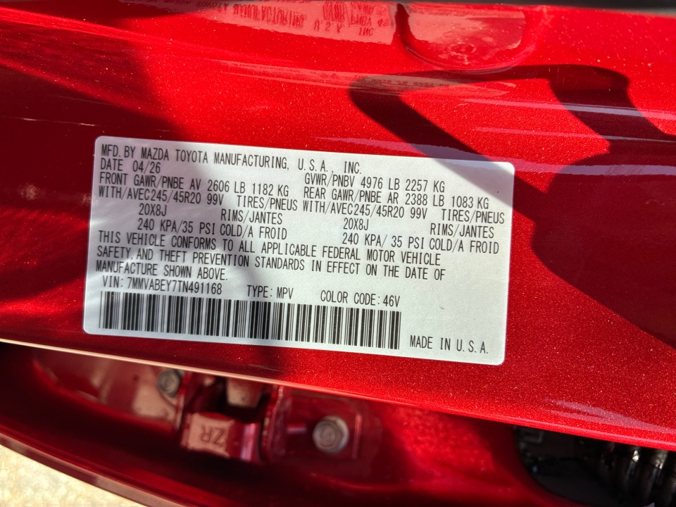 7MMVABEY7TN491168 2026 Mazda CX-50 2.5 Turbo Premium Plus