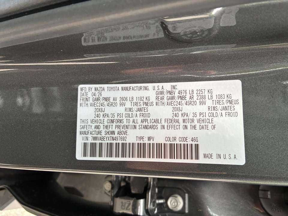 7MMVABEYXTN497692 2026 Mazda CX-50 2.5 Turbo Premium Plus