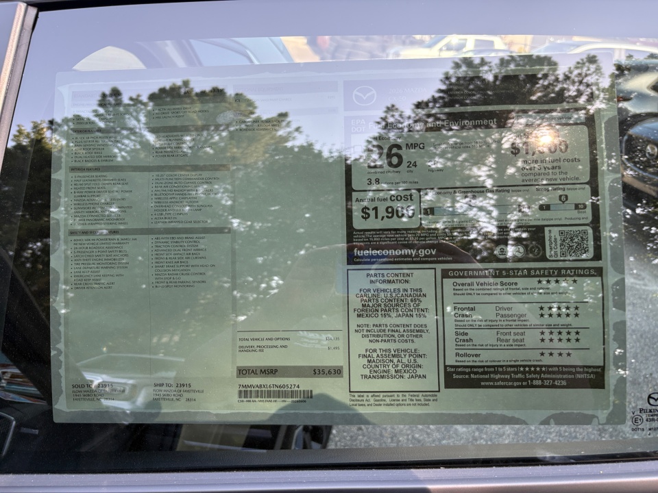 7MMVABXL6TN605274 2026 Mazda CX-50 2.5 S Meridian Edition