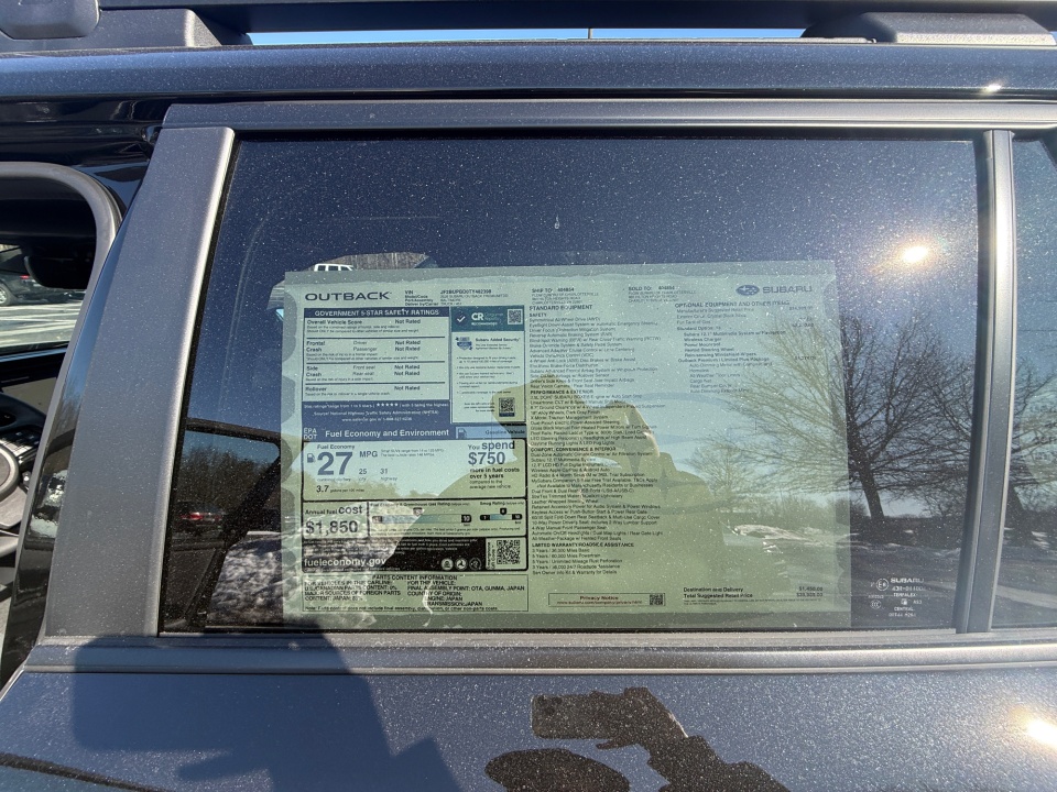 JF2BUPBD0TY482398 2026 Subaru Outback Premium