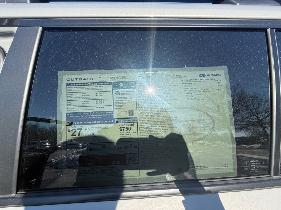 JF2BUPDDXTY473656 2026 Subaru Outback Limited