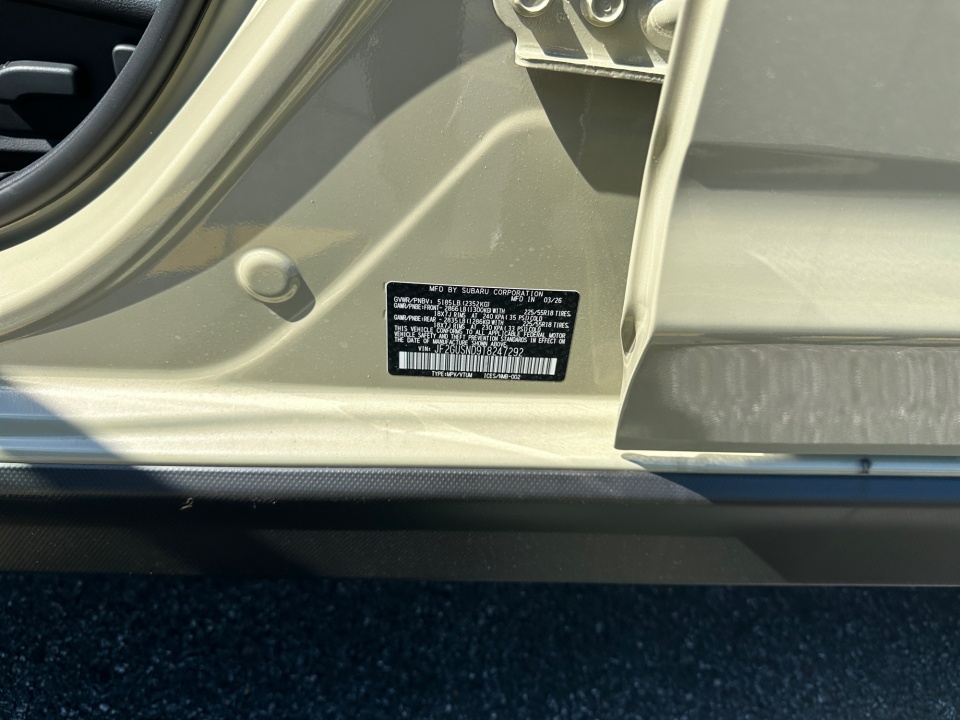 JF2GUSND9T8247292 2026 Subaru Crosstrek Limited