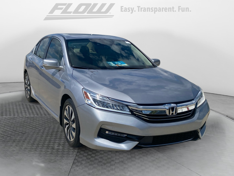 Silver 2017 Honda Accord Hybrid Sedan Front-Wheel Drive Automatic