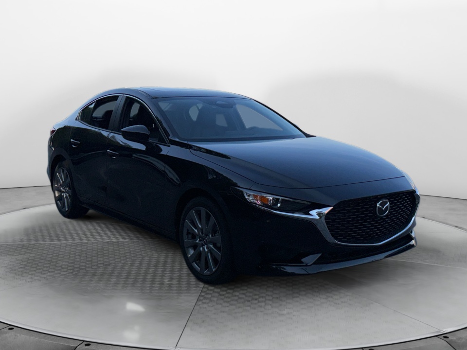 Black 2026 Mazda MAZDA3 Sedan Front-Wheel Drive Automatic