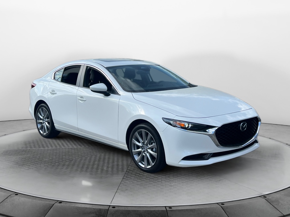 White 2026 Mazda MAZDA3 2.5 S Preferred Sedan FWD Sedan Front-Wheel Drive Automatic