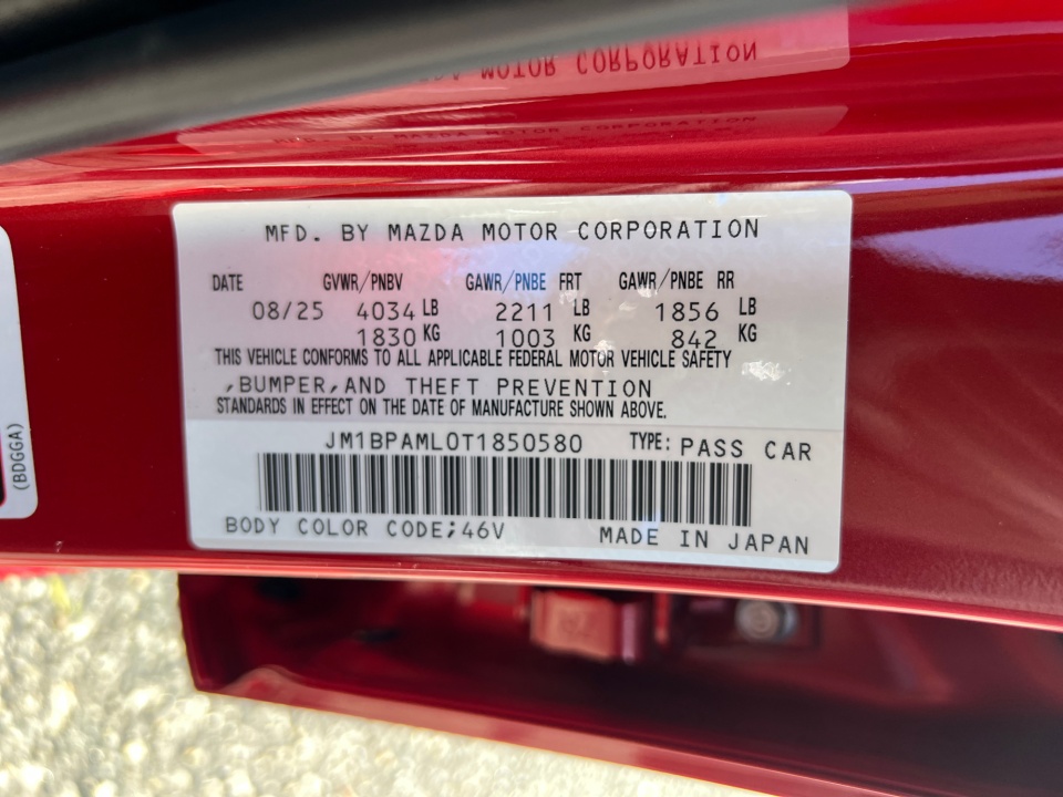 JM1BPAML0T1850580 2026 Mazda Mazda3 Hatchback 2.5 S Premium