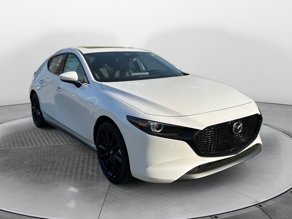 White 2026 Mazda MAZDA3 2.5 S Premium Hatchback FWD Hatchback Front-Wheel Drive Manual