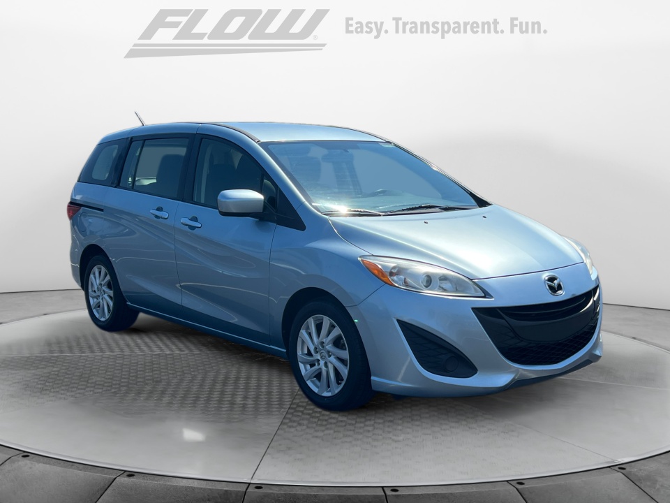 Black 2012 Mazda MAZDA5 Sport Minivan Front-Wheel Drive Automatic