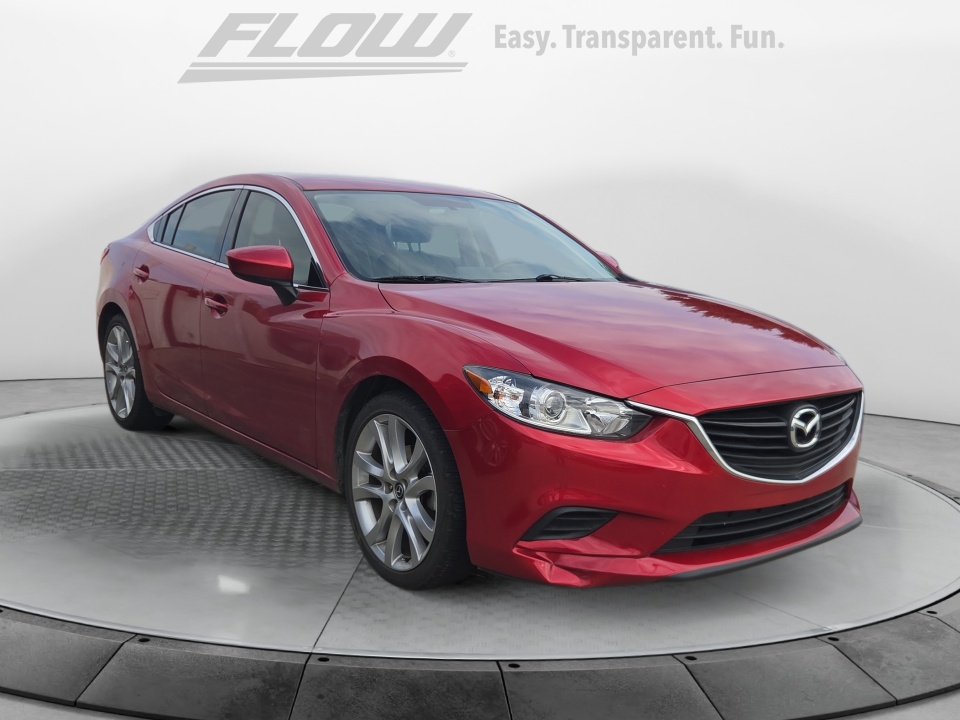 Red 2016 Mazda MAZDA6 Sedan Front-Wheel Drive Automatic