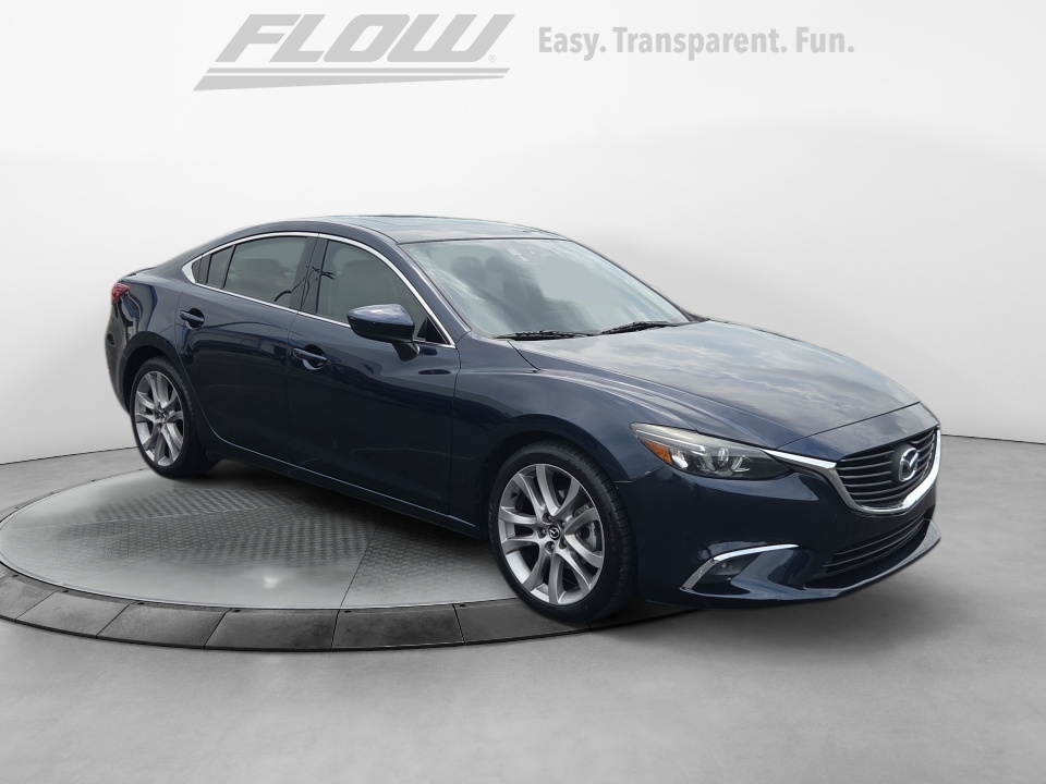 Blue 2016 Mazda MAZDA6 Sedan Front-Wheel Drive Automatic
