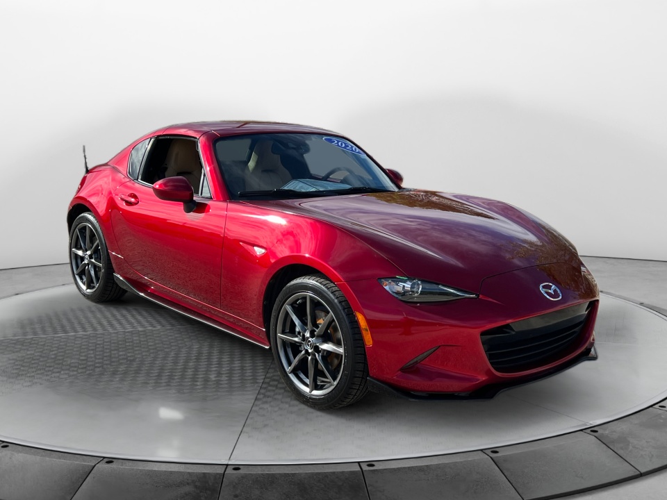 Red 2020 Mazda MX-5 Miata RF Grand Touring RWD Convertible Rear-Wheel Drive Automatic