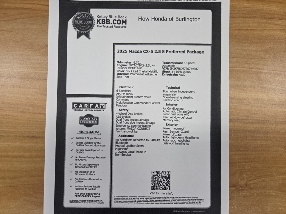 Used 2025 Mazda CX-5 SUV