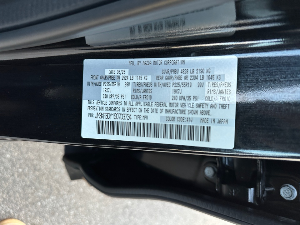 JM3KFBDY1S0703734 2025 Mazda CX-5 2.5 Turbo Premium