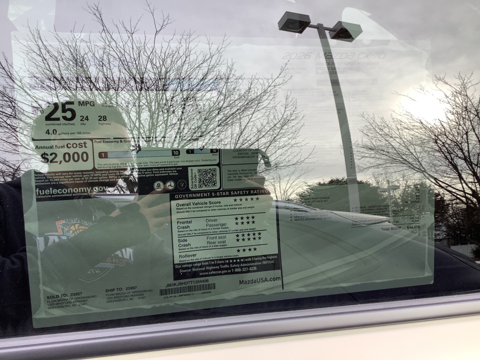 JM3KJBHD7T1204406 2026 Mazda CX-70 3.3 Turbo Preferred