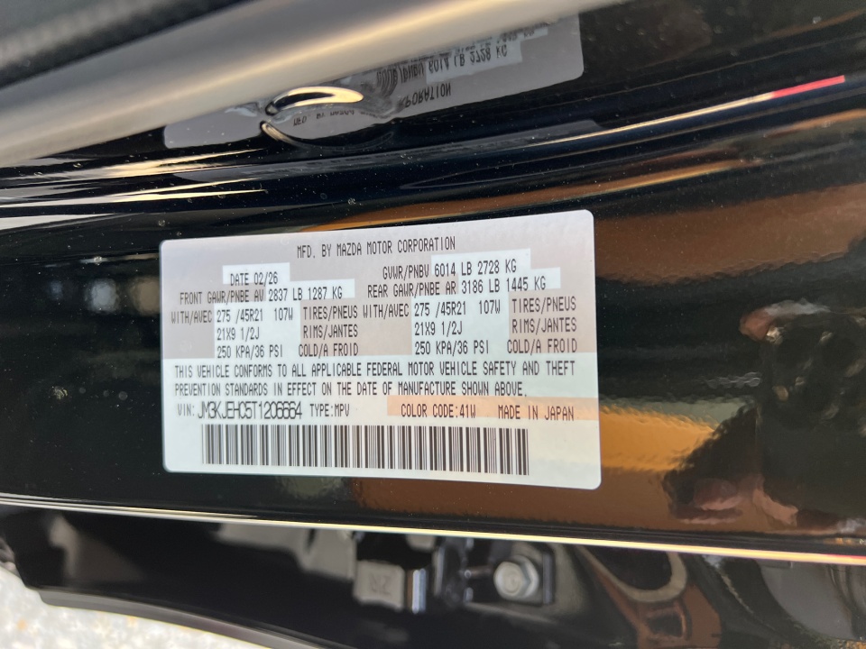JM3KJEHC5T1206664 2026 Mazda CX-70 3.3 Turbo S Premium Plus