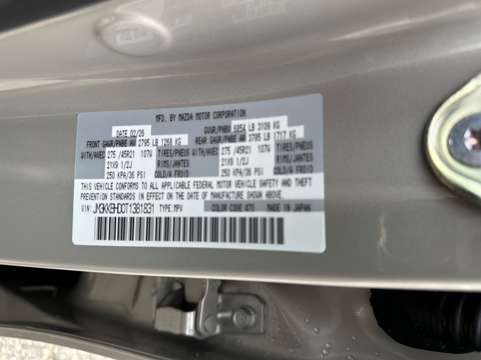 JM3KKBHD0T1381831 2026 Mazda CX-90 3.3 Turbo Preferred