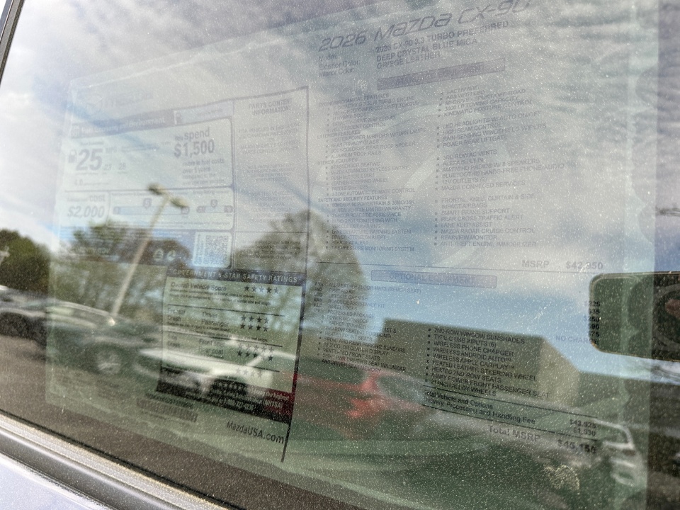 JM3KKBHD5T1378990 2026 Mazda CX-90 3.3 Turbo Preferred