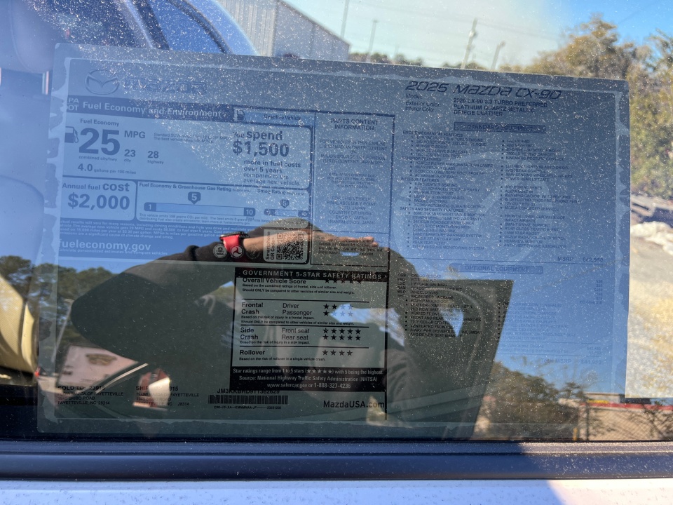 JM3KKBHD9T1362629 2026 Mazda CX-90 3.3 Turbo Preferred