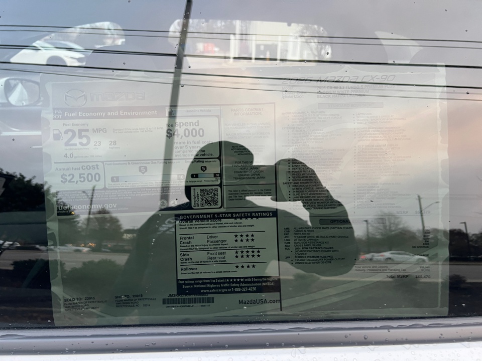 JM3KKEHC0T1358803 2026 Mazda CX-90 3.3 Turbo S Premium Plus