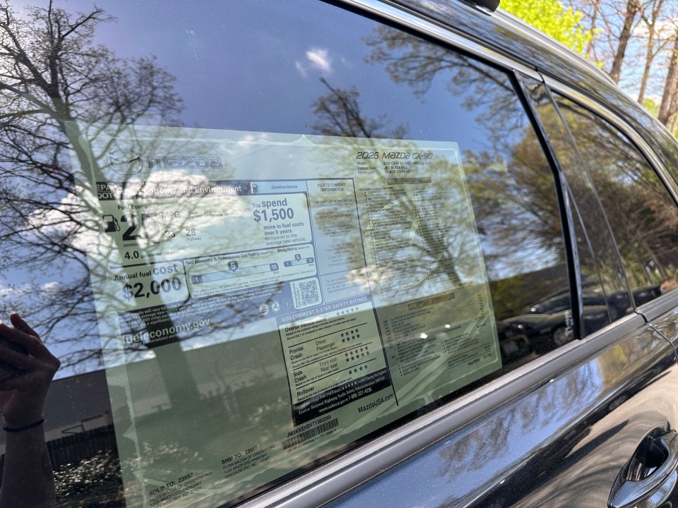 JM3KKEHD4T1383289 2026 Mazda CX-90 3.3 Turbo Premium Plus