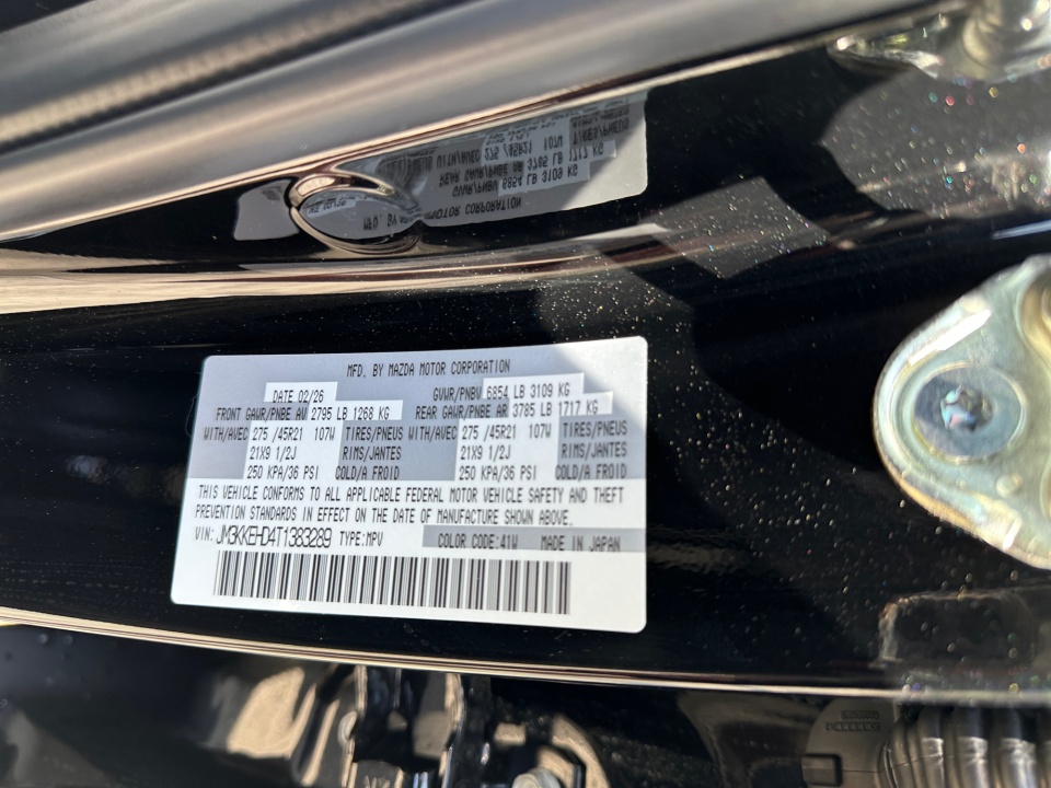 JM3KKEHD4T1383289 2026 Mazda CX-90 3.3 Turbo Premium Plus