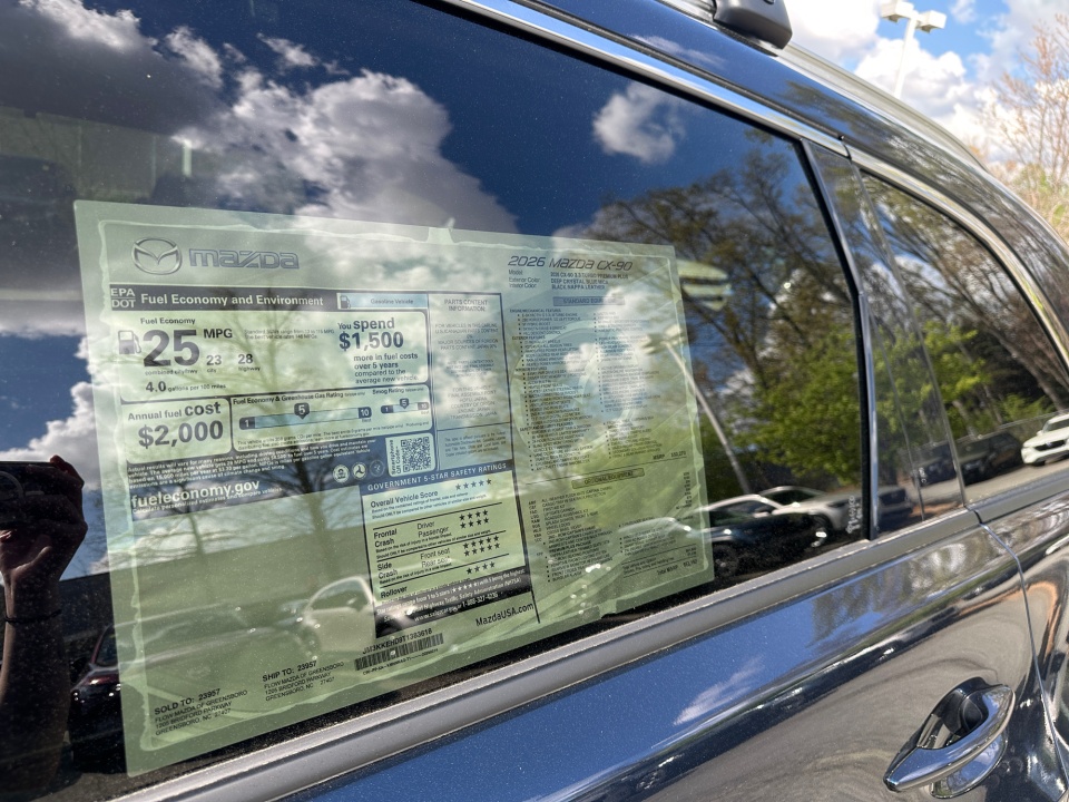 JM3KKEHD8T1383618 2026 Mazda CX-90 3.3 Turbo Premium Plus