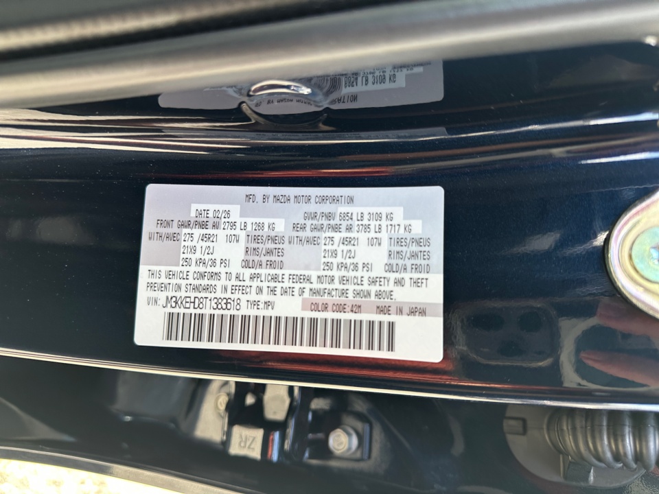 JM3KKEHD8T1383618 2026 Mazda CX-90 3.3 Turbo Premium Plus