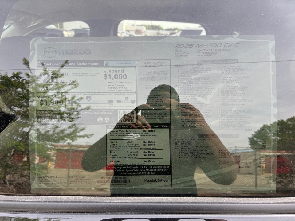 JM3KMCHA2T0113438 2026 Mazda CX-5 2.5 S Preferred