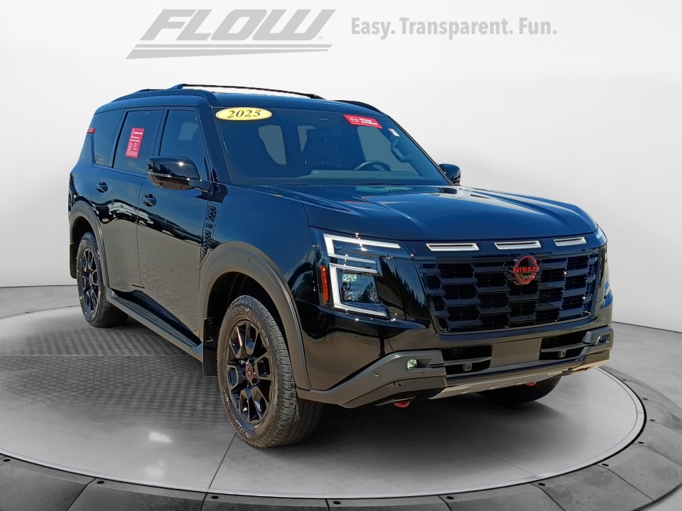 Black 2025 Nissan Armada SUV / Crossover Four-Wheel Drive Automatic