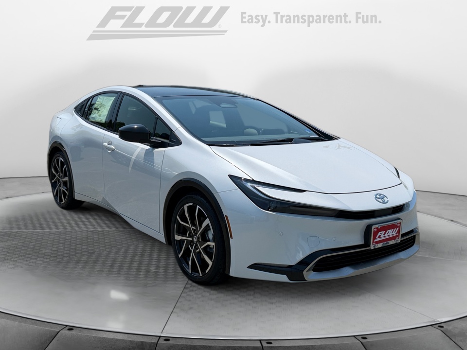 White 2027 Toyota Prius Plug-In Hybrid Hatchback Front-Wheel Drive Automatic