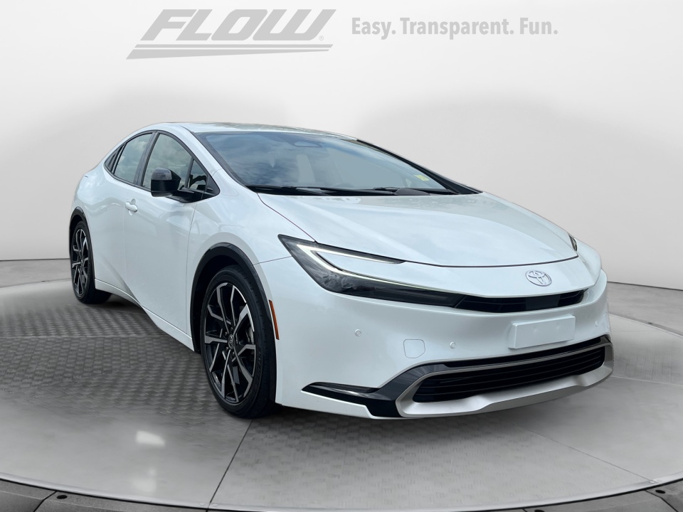 White 2025 Toyota Prius Plug-In Hybrid Hatchback Front-Wheel Drive Automatic