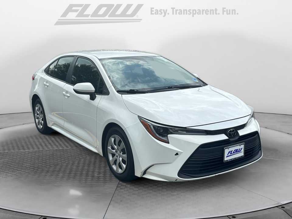 White 2023 Toyota Corolla Sedan Front-Wheel Drive Automatic