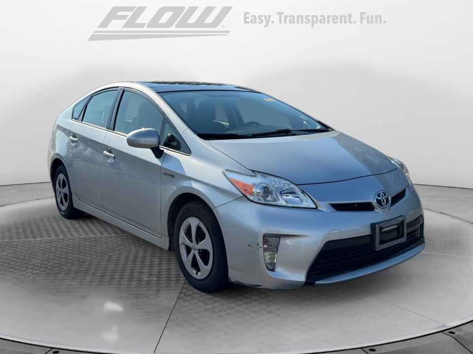 Silver 2012 Toyota Prius Three Hatchback Front-Wheel Drive Automatic