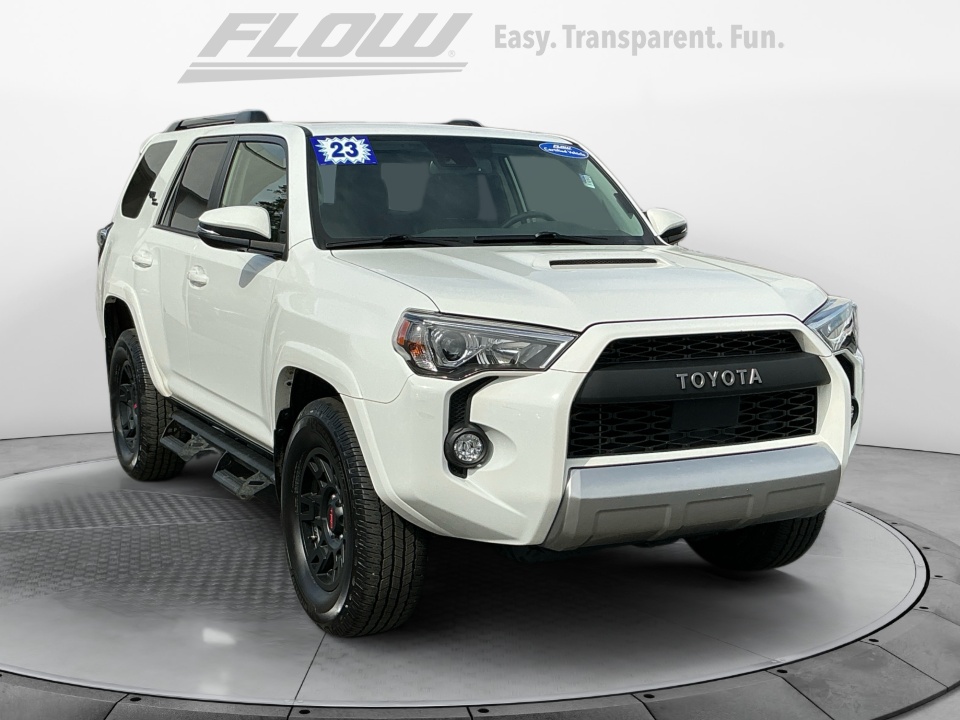 White 2023 Toyota 4Runner TRD Off-Road Premium 4WD SUV / Crossover Four-Wheel Drive Automatic