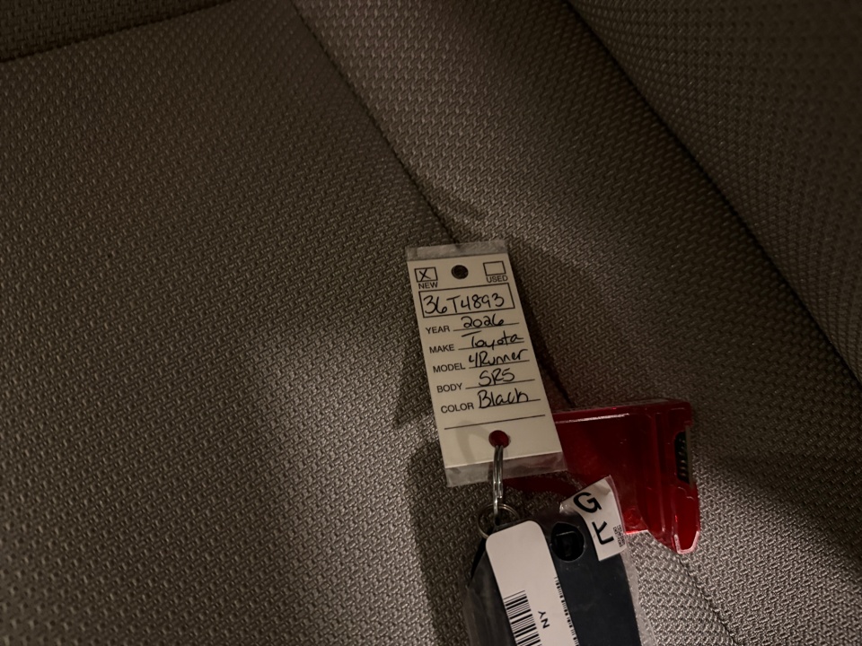 JTEVA5BR9T5078307 2026 Toyota 4Runner SR5