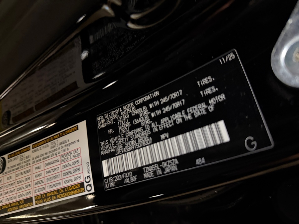 JTEVA5BR9T5078307 2026 Toyota 4Runner SR5