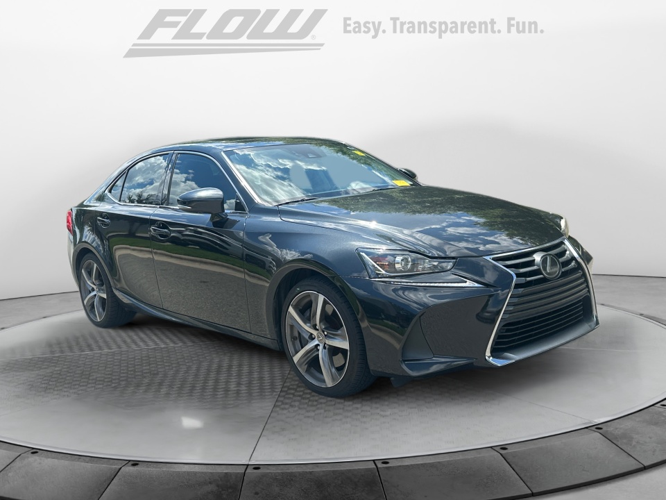 Black 2019 Lexus IS Sedan Rear-Wheel Drive Automatic