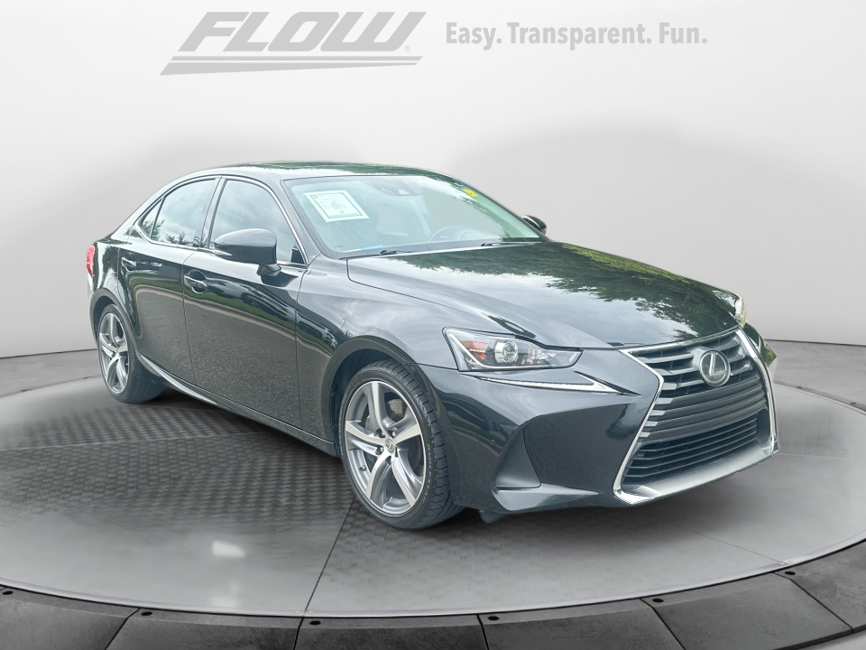 Black 2019 Lexus IS Sedan Rear-Wheel Drive Automatic